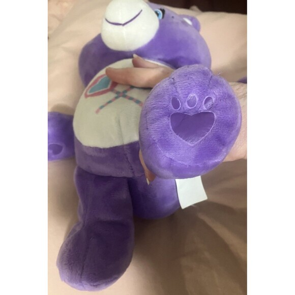 Care Bear Share Bear Purple Lollipop Plush 14" Stuffed Animal 2016 - Picture 16 of 16